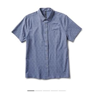 Mens short sleeve bridge button down